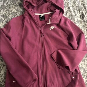 Nike Pink/purple zip up Hoodie
